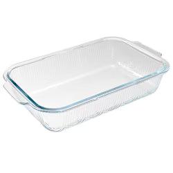 Cook with Color 15.1" x 9.3" Clear Glass Baking Dish