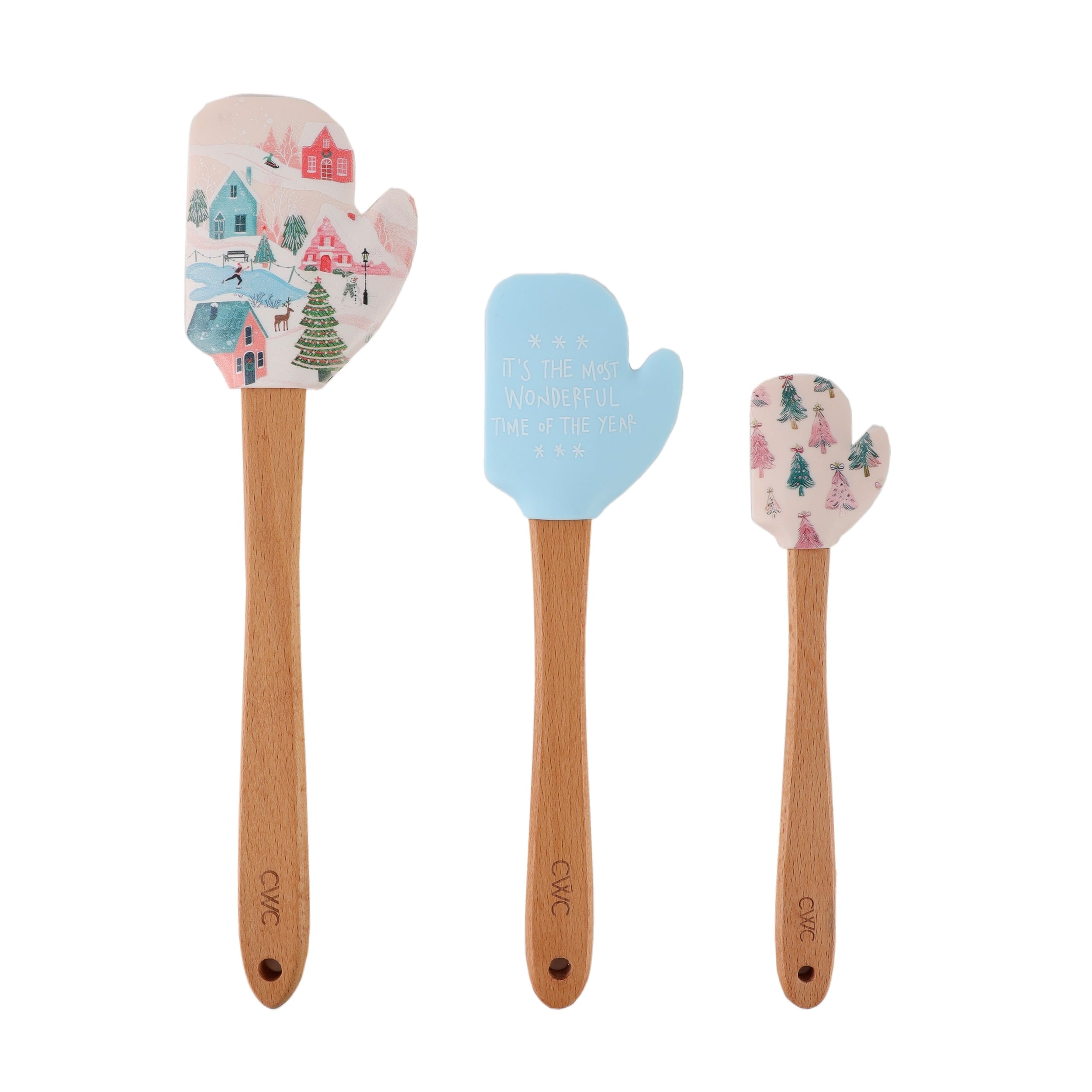 CWC 3PC MIT SPATULA SET 12+10+8-Pink.Blue – CookWithColor