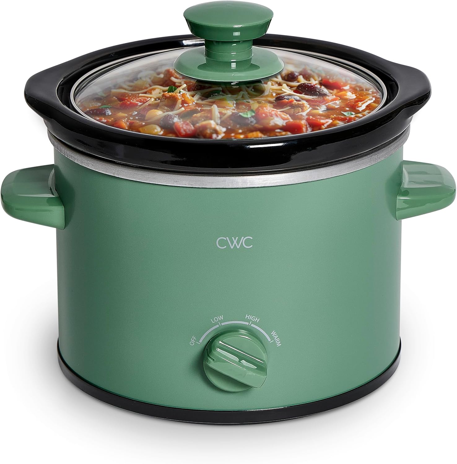 COOK WITH COLOR Slow Cooker, Crock Pot, 2-Quart Removable Stoneware Mi ...