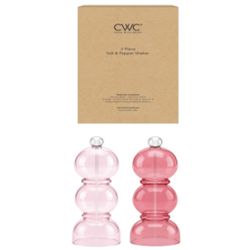 Cook With Color 2 Pc Salt and Pepper Shaker Set, Crimson Mist
