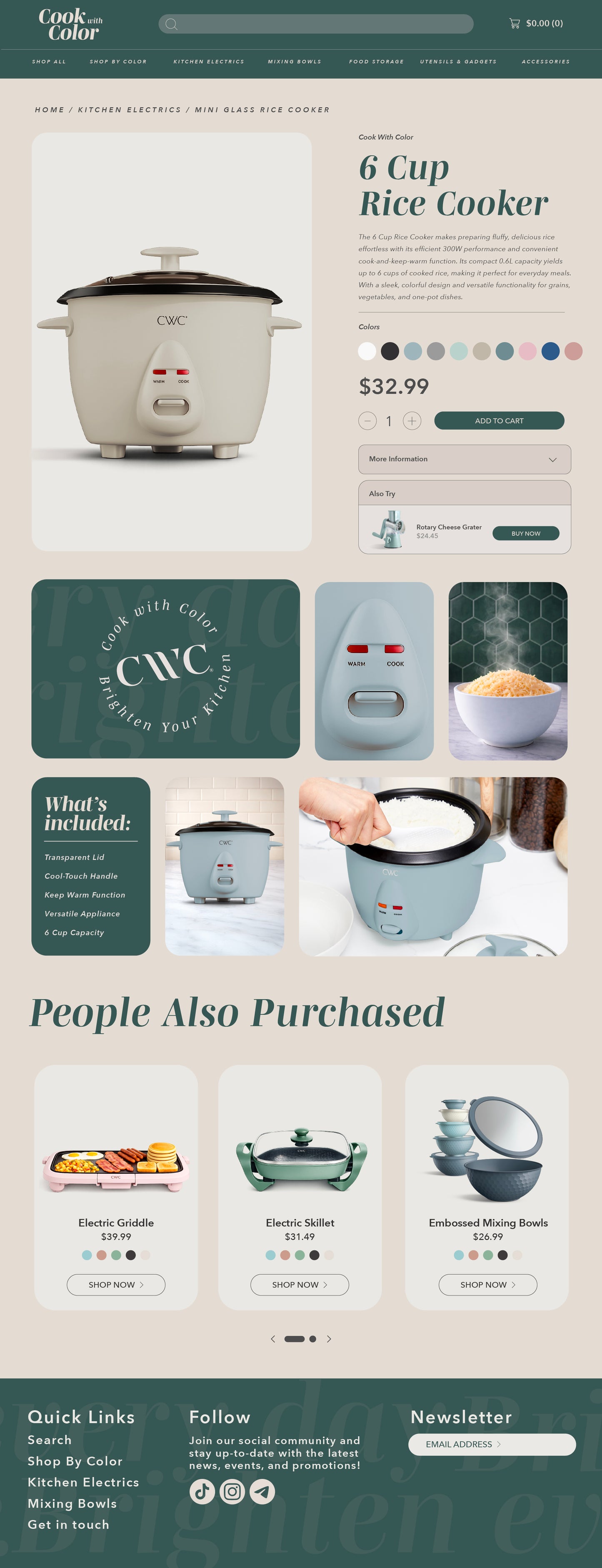 6 CupRice Cooker