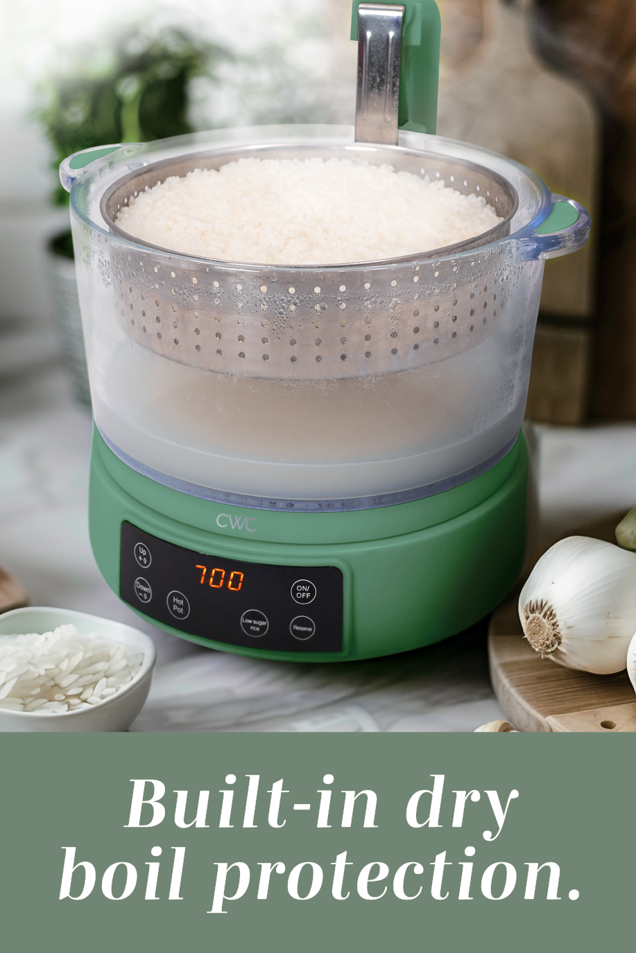 Mini Glass Rice Cooker