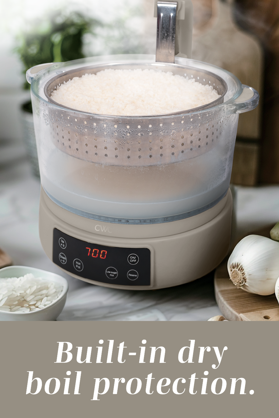 Mini Glass Rice Cooker