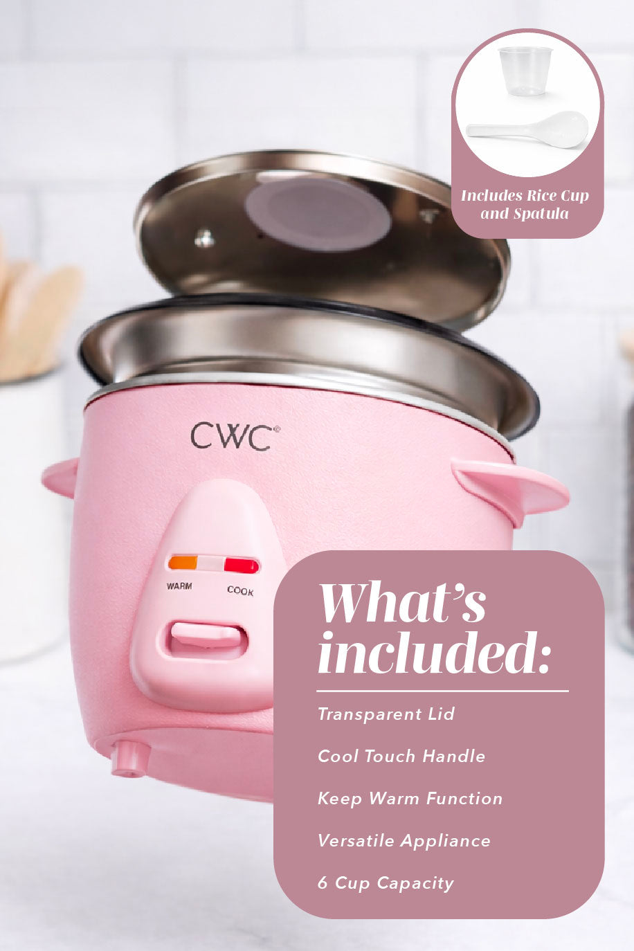 Cwc Cooker 6 Cup Rice Cooker – CookWithColor