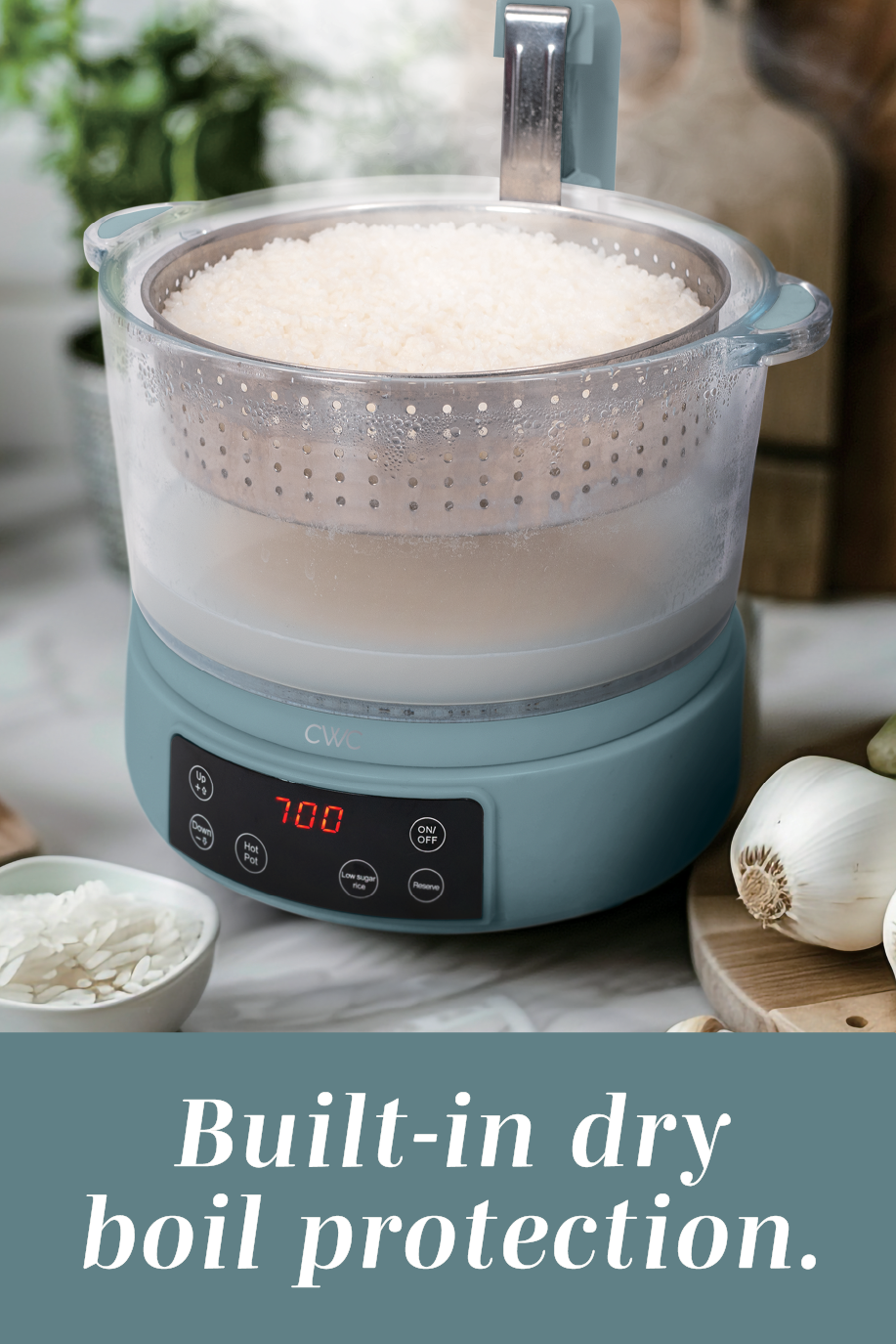Mini Glass Rice Cooker