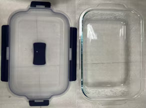 Cook With Color Glass Baking Dish with Lid, Clear Bakeware for Food Storage and Serving, 9x13 Inch