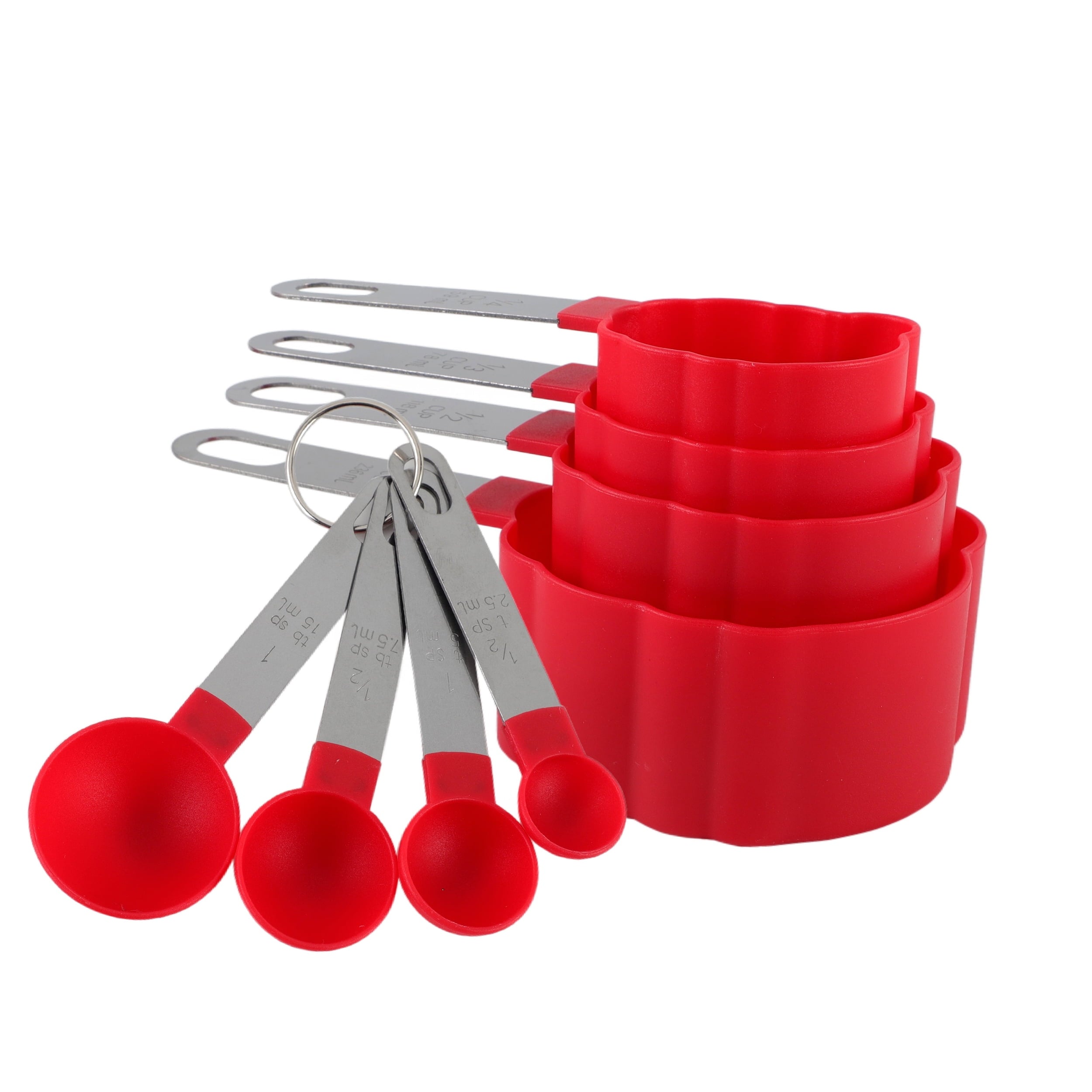 CWC 8PC MEASURING CUPS AND SPOONS SET – CookWithColor